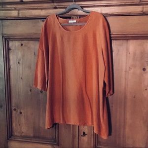Bryn Walker Shark Bite Hem Tunic